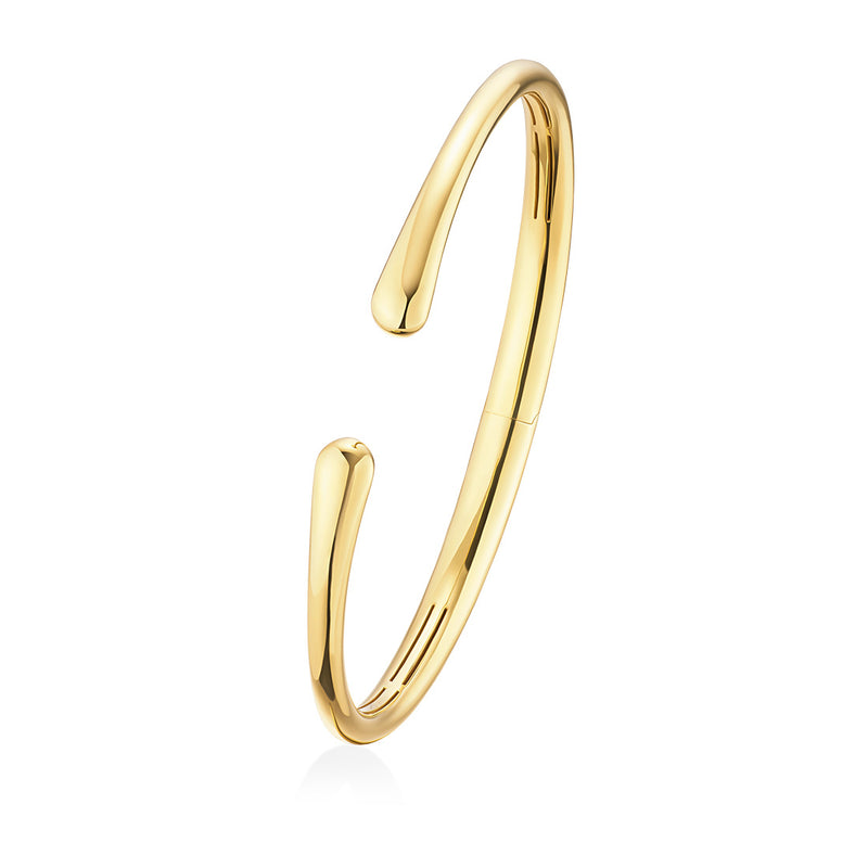 18ct Yellow Gold Plain Bangle