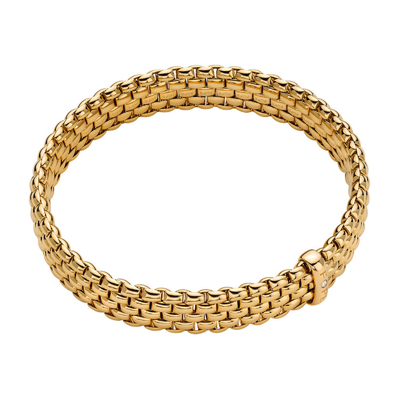 Fope Panorama Flex'It 18ct Yellow Gold Bracelet