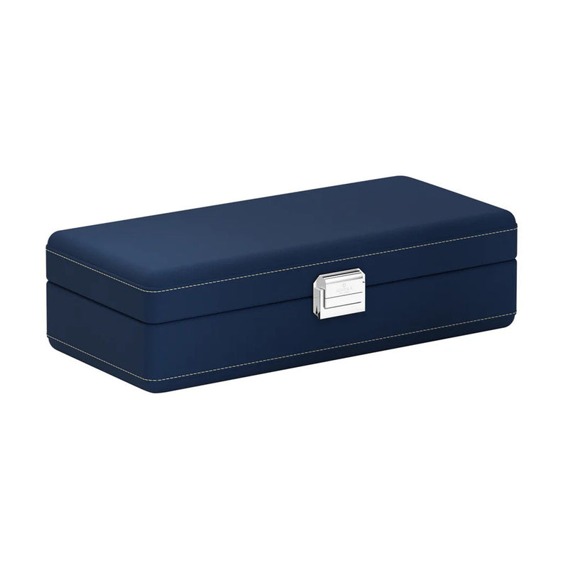 Scatola del Tempo Valigetta Midnight Blue and Cream Watch Box