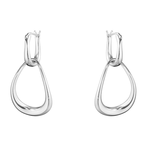 Georg Jensen Offspring Sterling Silver Drop Earrings