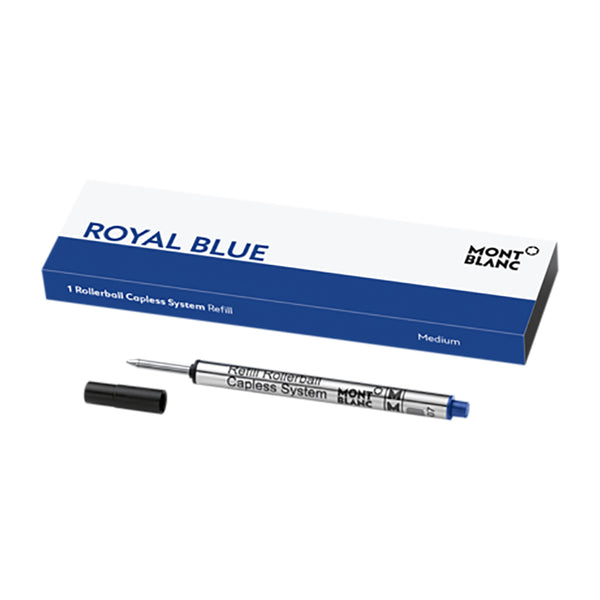 Montblanc Royal Blue Rollerball Capless Refill Medium