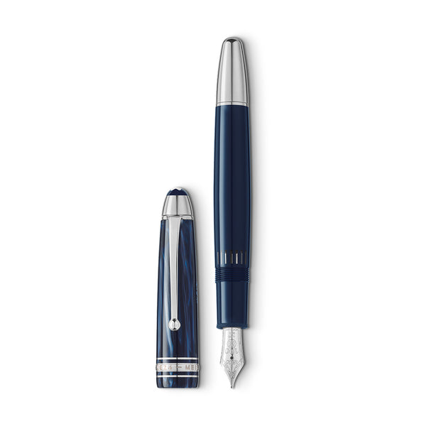 Montblanc Meisterstück The Origin Collection LeGrand Blue Precious Resin Fountain Pen