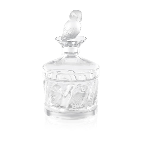 Lalique Owl Crystal Decanter