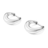 Georg Jensen Offspring Sterling Silver Hoop Earrings