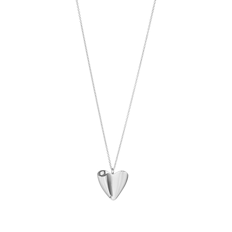 Georg Jensen Hearts Sterling Silver Pendant and Chain