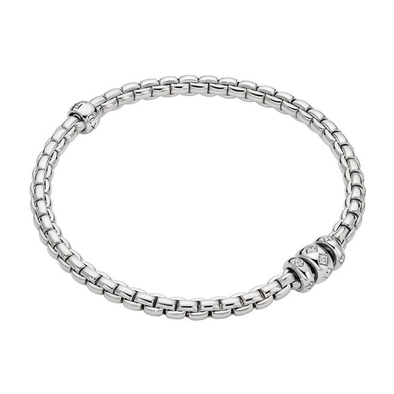 Fope Eka Flex'It 18ct White Gold Bracelet