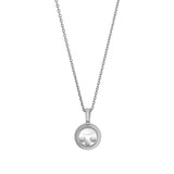 Chopard Happy Diamonds Icons 18ct White Gold Diamond Pendant and Chain