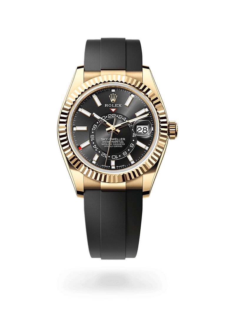 Rolex Sky-Dweller in 18 ct yellow gold, M336238-0002 - Mallory Jewellers