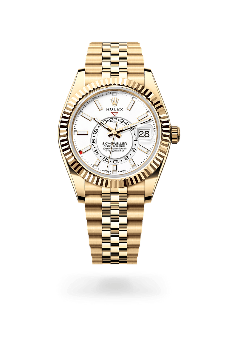 Rolex Sky-Dweller in 18 ct yellow gold, M336938-0006 - Mallory Jewellers