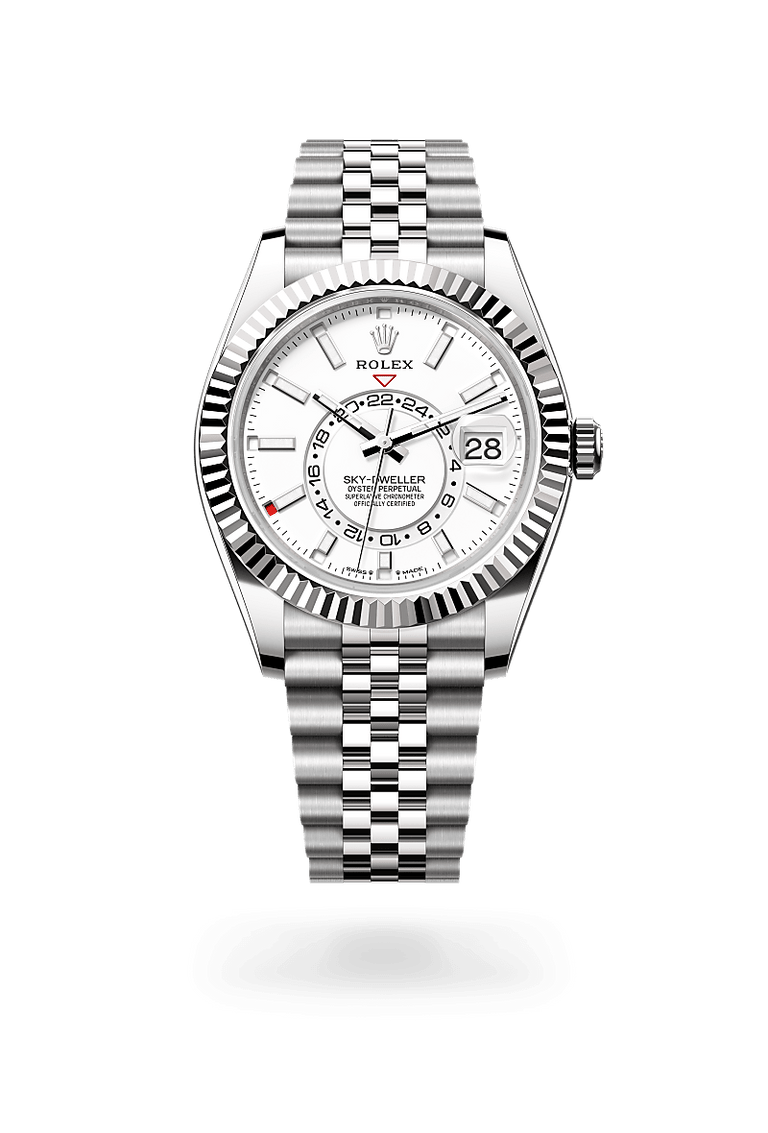 Rolex Sky-Dweller in White Rolesor, M336934-0004 - Mallory Jewellers