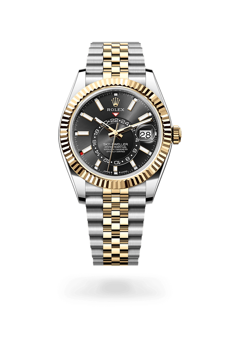 Rolex Sky-Dweller in Yellow Rolesor, M336933-0004 - Mallory Jewellers