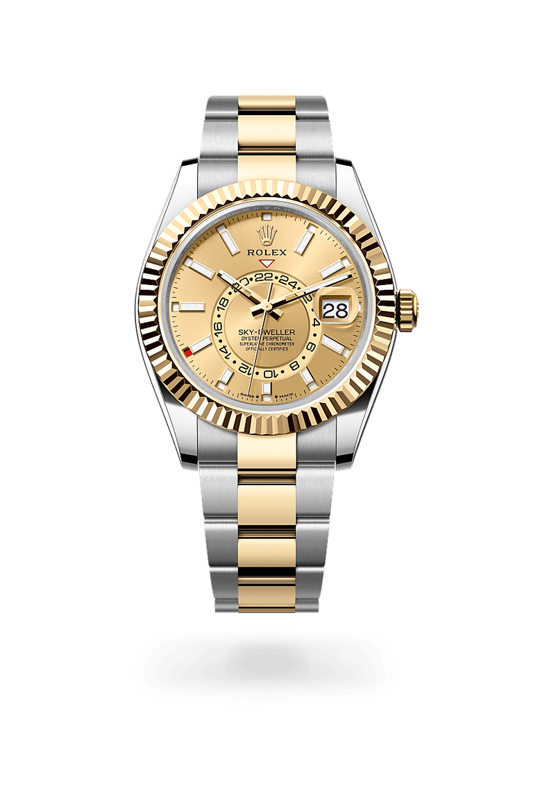 Rolex Sky Dweller in Yellow Rolesor, M336933-0001 - Mallory Jewellers