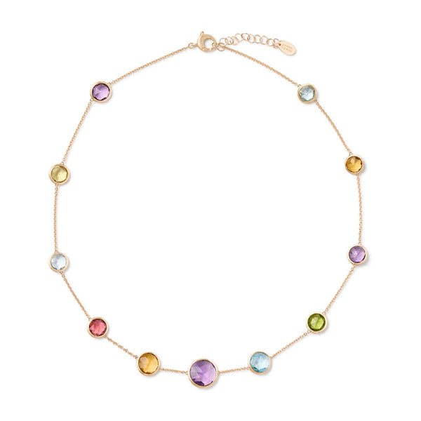 Marco Bicego Jaipur 18ct Yellow Gold Mixed Gemstone Necklace