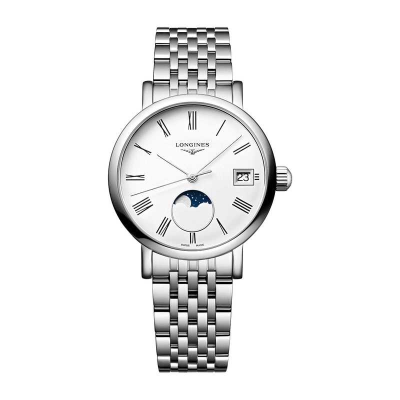 Longines Elegant Moonphase Steel