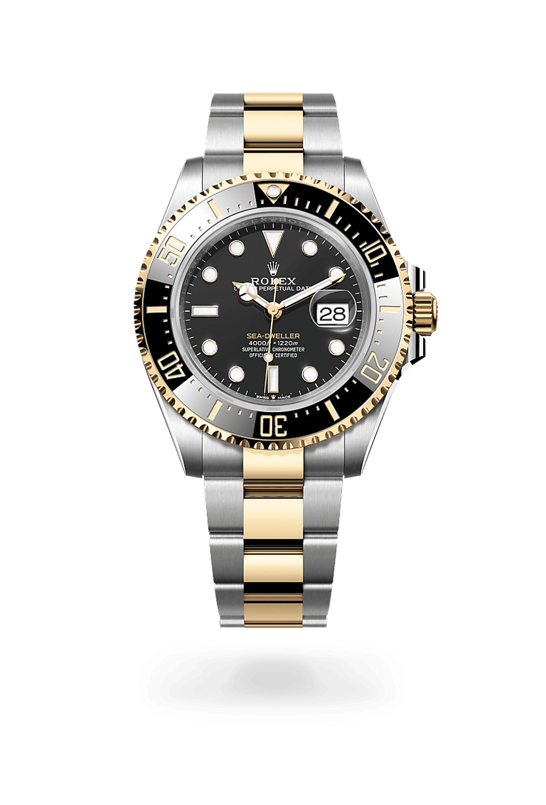 Rolex Sea-Dweller in Yellow Rolesor, M126603-0001 - Mallory Jewellers