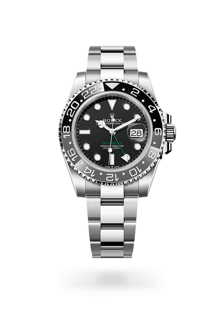 Rolex GMT-Master II in Oystersteel, M126710GRNR-0004 - Mallory Jewellers