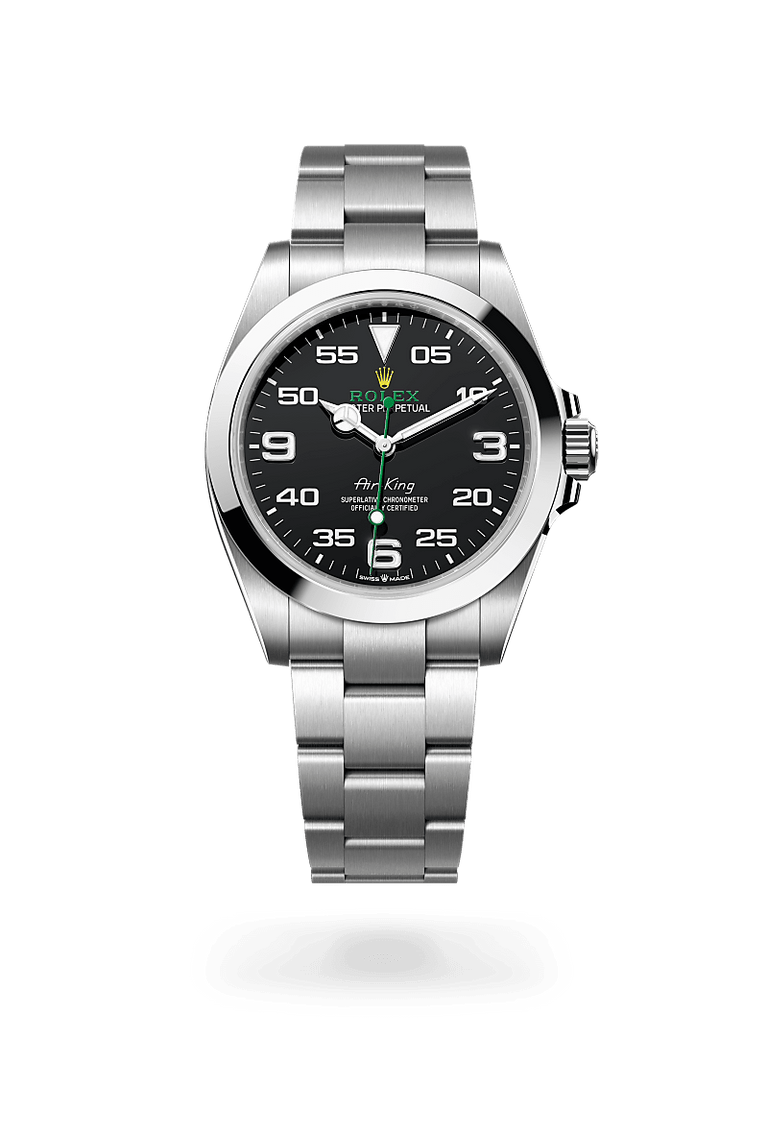 Rolex Air-King in Oystersteel, M126900-0001 - Mallory Jewellers