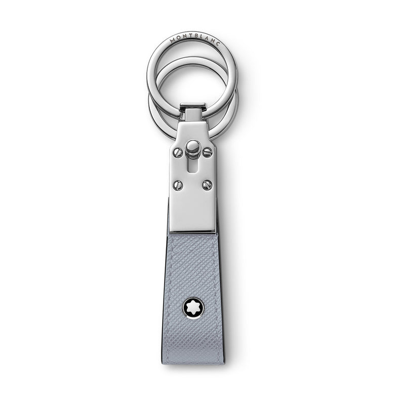 Montblanc Sartorial Dusty Blue Leather Key Ring