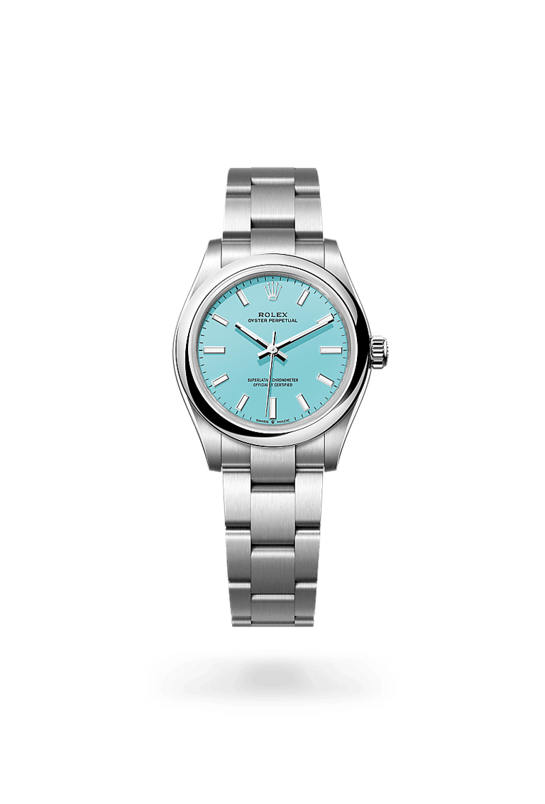 Rolex Oyster Perpetual in Oystersteel, M277200-0007 - Mallory Jewellers