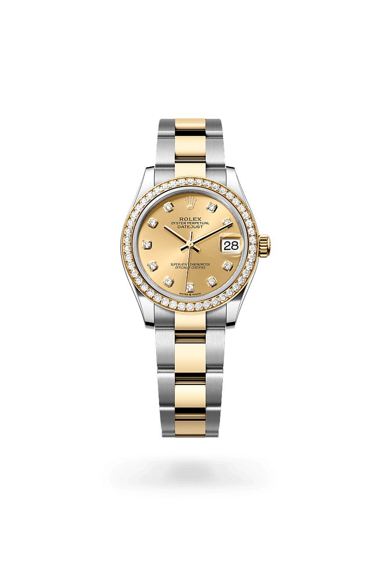 Rolex Datejust in Yellow Rolesor, M278383RBR-0025 - Mallory Jewellers