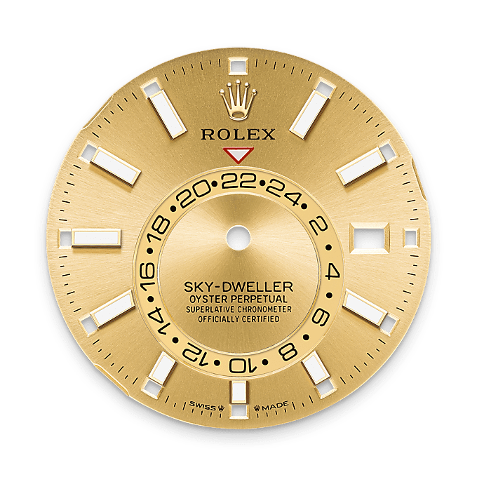 Champagne-colour dial