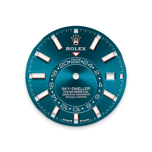 Blue-green dial