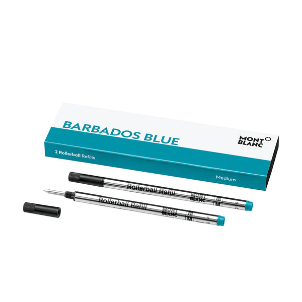 Montblanc Barbados Blue Rollerball Refills Medium