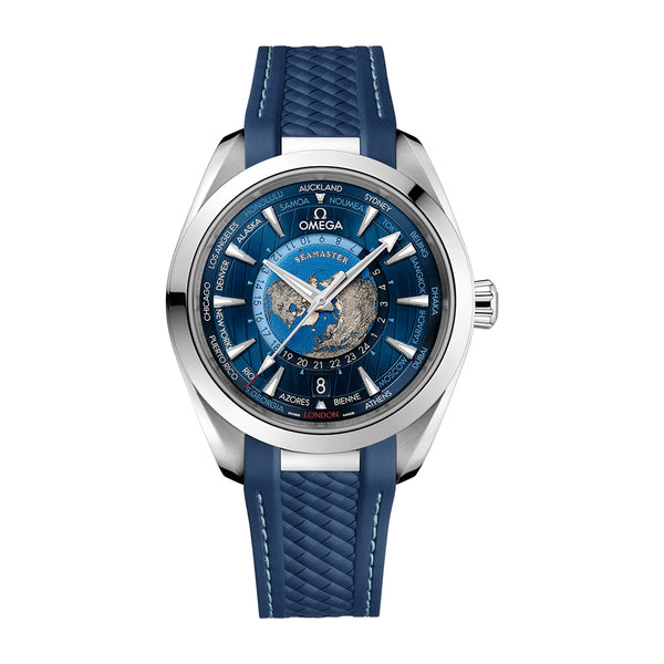 Omega Seamaster Aqua Terra 150M Worldtimer Steel