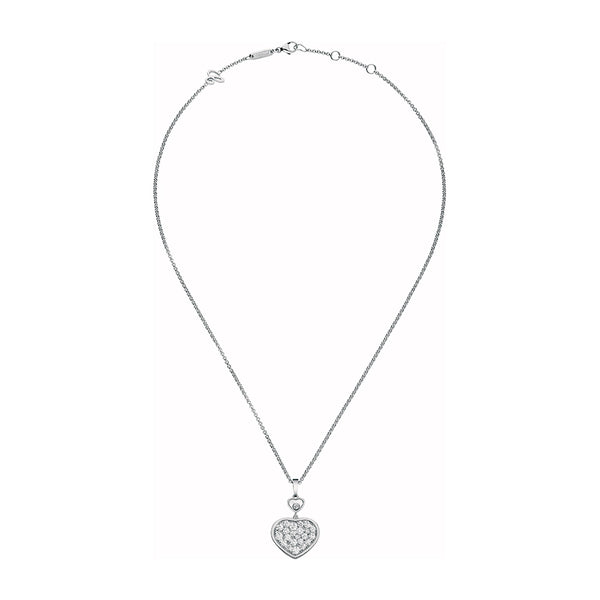 Chopard Happy Hearts 18ct White Gold Diamond Pendant and Chain