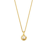 Chopard Happy Diamonds Icons 18ct Yellow Gold Diamond Pendant and Chain