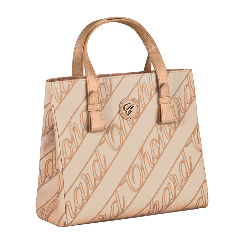 Chopard Chopardissimo Camel Canvas Mini Tote Bag Mallory