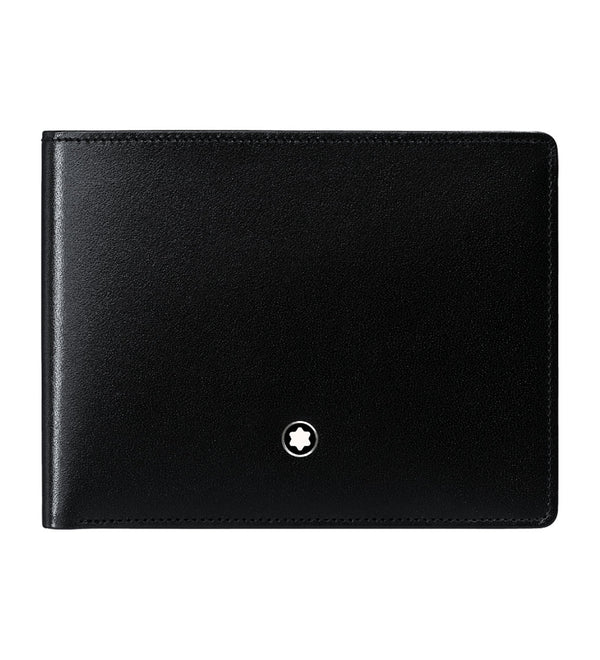 Montblanc Meisterstück Black Full Grain Cowhide Six Credit Card Wallet