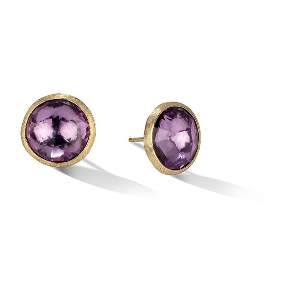 Marco Bicego Jaipur 18ct Yellow Gold Amethyst Stud Earrings