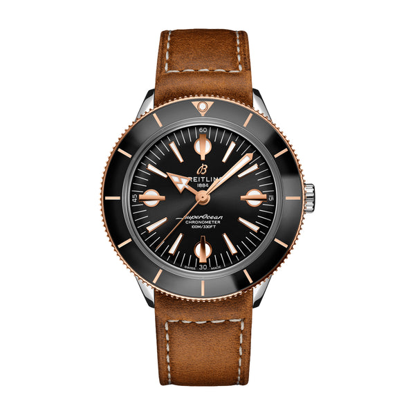 Rose gold shop breitling superocean